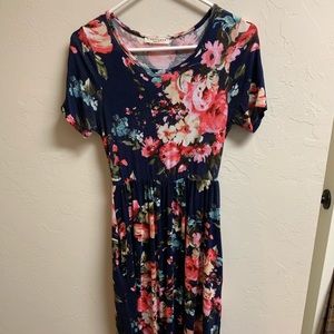 Women’s floral dress.